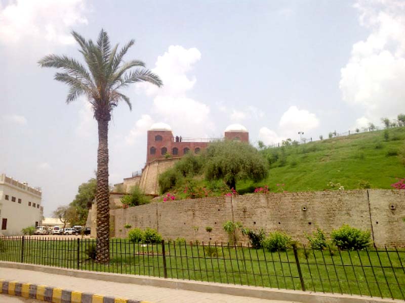 damdama is the highest point in multan it was used as a watchtower and gunnery in the past photo file