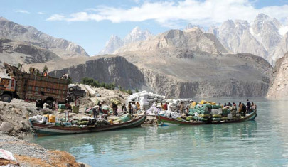 two years on little progress on drainage of attabad lake