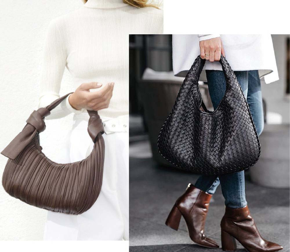 BOTTEGA VENETA streetstyle  Street style bags, Hobo bag outfit, Bottega  veneta hobo bag