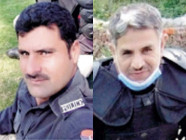 2 policemen on polio duty gunned down