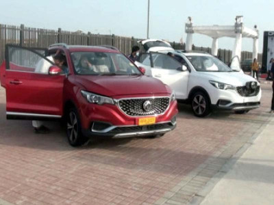mg motors organises ev test drive mg motors organises ev test drive