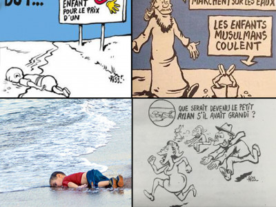 is charlie hebdo s most recent aylan kurdi cartoon genuinely racist is charlie hebdo s most recent aylan kurdi cartoon genuinely racist
