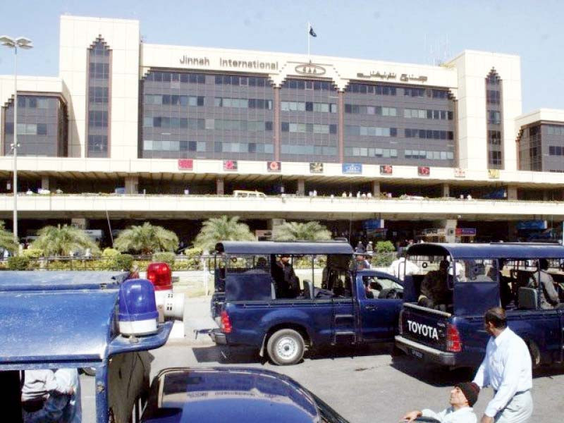 a general view of the jinnah international airport karachi where evacuees from afghanistan will stop by for further travel to other countries photo file