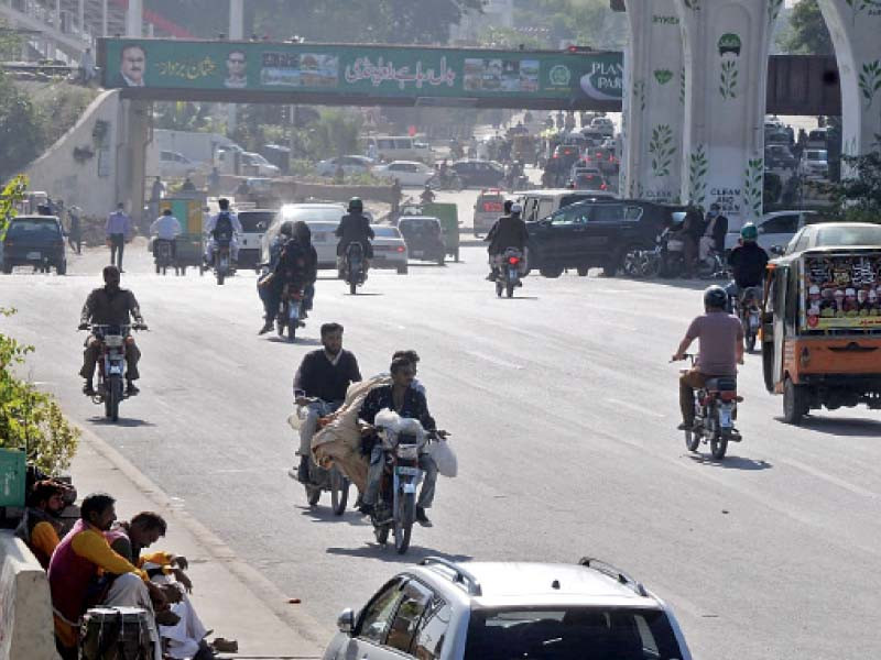 roads in rawalpindi were opened to traffic after five days of closure photo express