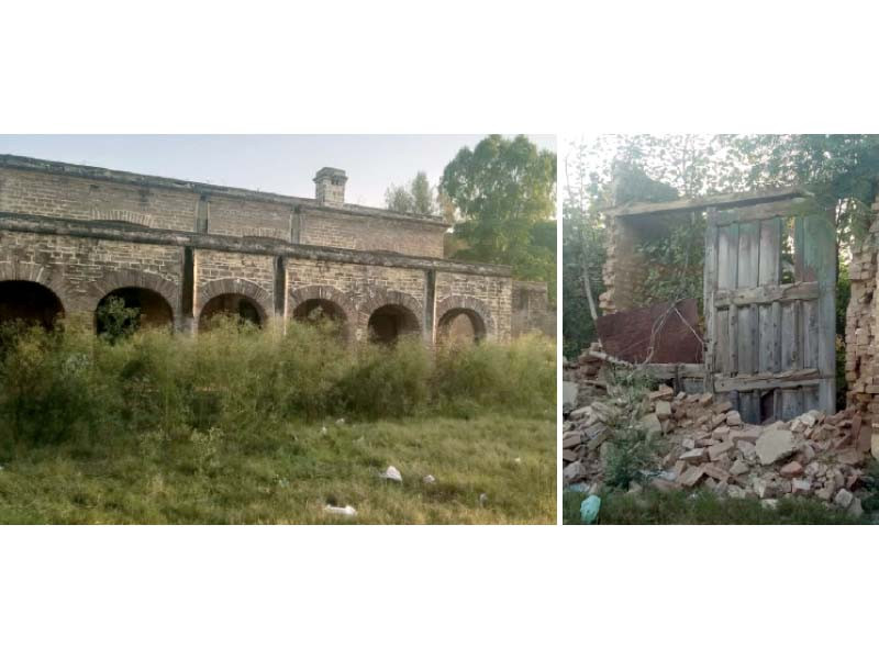 ruins is all what remains of the rest houses and police outposts built in the region during british rule photos express
