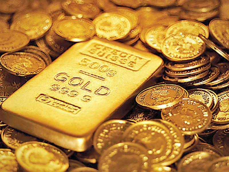 in pakistan it seems that the larger the depreciation in the rupee at domestic open markets compared to interbank market the higher the price of gold photo file