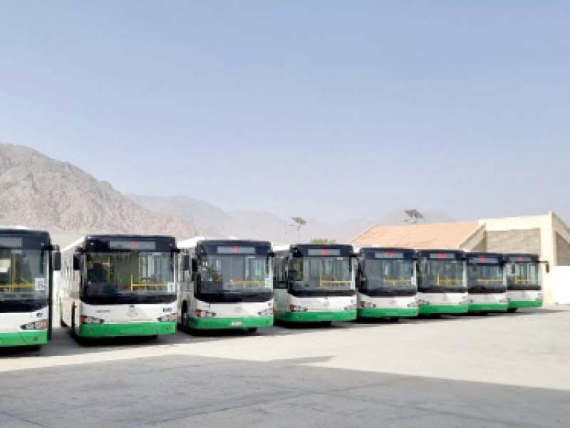 balochistan introduces green buses for quetta photo express