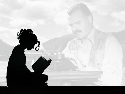 she lost herself in the wor l d of ernest hemingway