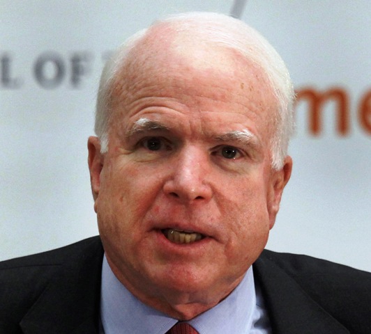 us senators mccain lieberman kirk troubled by haqqani s treatment