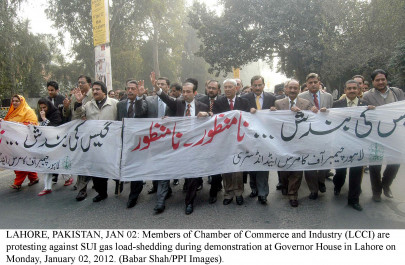 gas shortage punjab businessmen all set for jan 7 protest