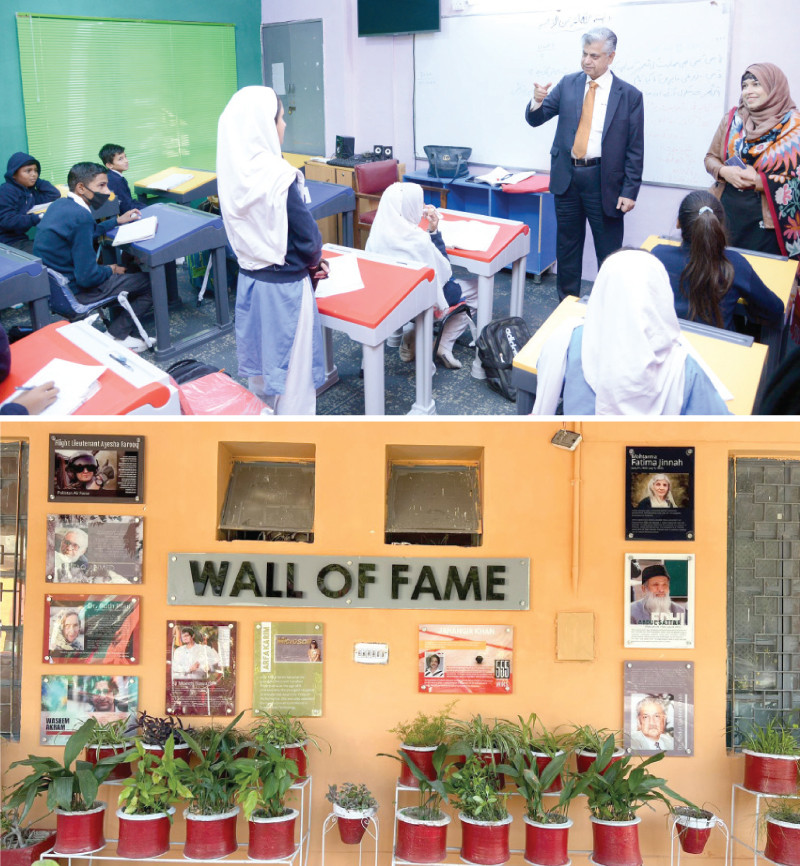 images of classrooms after renovation and upgrade at the islamabad model school f 6 3 in the federal capital photos handout