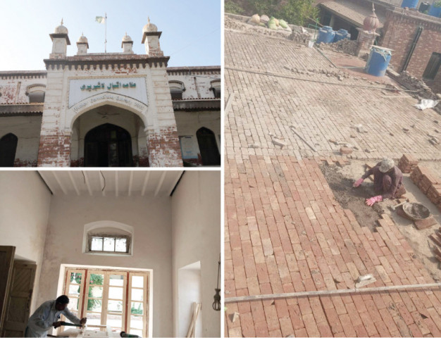 skilled labourers breathe life into faisalabad s heritage meticulously restoring its historic buildings with dedication and craftsmanship photo express skilled labourers breathe life into faisalabad s heritage meticulously restoring its historic buildings with dedication and craftsmanship photo express