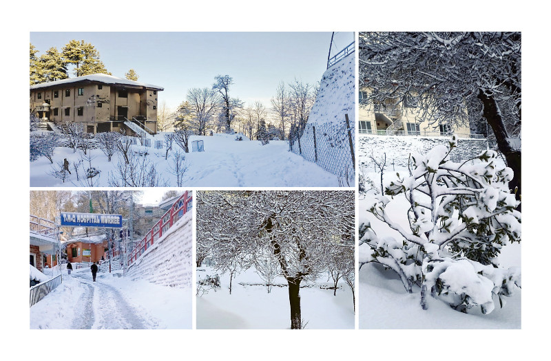 season s first snowfall blankets murree opening up recreational avenues for visitors to enjoy chilly weather photos express