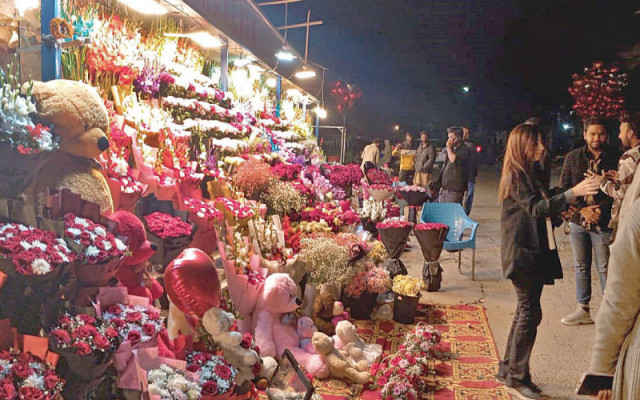 vibrant red decorations adorn major markets alleys and gift shops across the city in celebration of valentine s day photo express vibrant red decorations adorn major markets alleys and gift shops across the city in celebration of valentine s day photo express