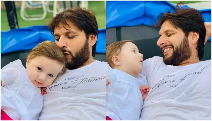 shahid afridi s photos with youngest daughter has the internet gushing shahid afridi s photos with youngest daughter has the internet gushing