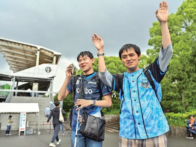 mashiro 26 made his way to a stadium for a para esports meet up accompanied only by the latest version of chatgpt photo file mashiro 26 made his way to a stadium for a para esports meet up accompanied only by the latest version of chatgpt photo file