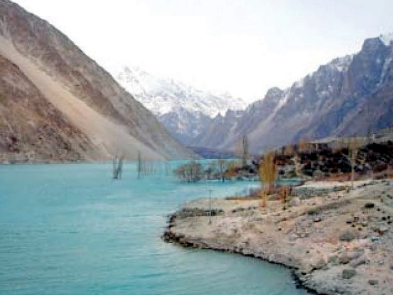 attabad lake disaster spillway deepening in 2013