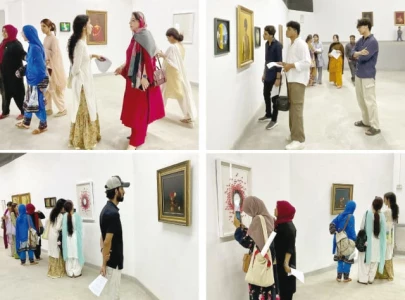 femarmony art exhibition opens in karachi