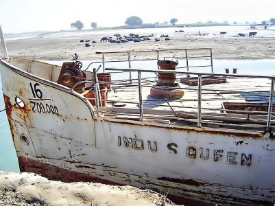 to get to the other side preparations to re launch indus queen afloat