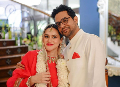 ali gul pir ties the knot in an intimate nikkah ceremony with azeemah nakhoda