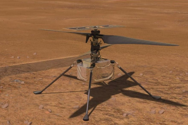 an illustration of nasa s ingenuity helicopter flying on mars photo nasa jpl caltech msss afp an illustration of nasa s ingenuity helicopter flying on mars photo nasa jpl caltech msss afp