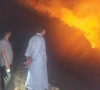 khanpur wildfire ravages vast hillside forest