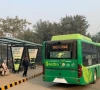 electric green bus service rolls into khanewal