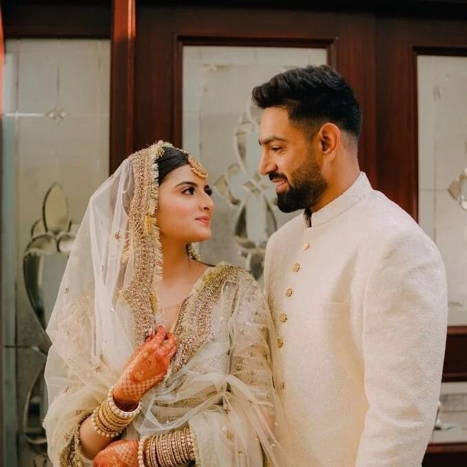 In Pictures Haris Rauf Ties The Knot With Munza Masood Malik