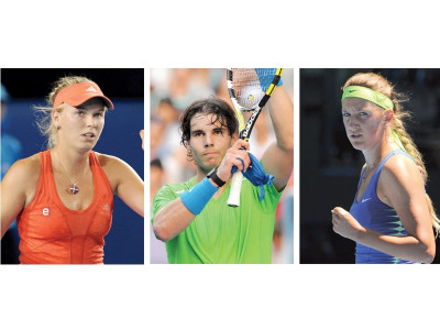 australian open easy day under the sun for big guns