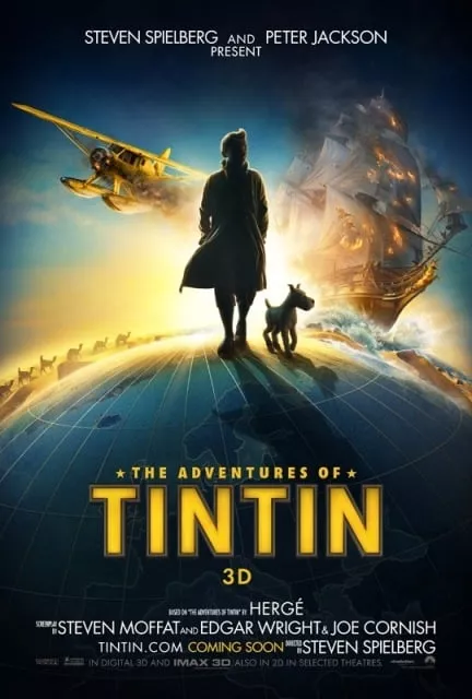the adventures of tintin wins golden globe for best animated film