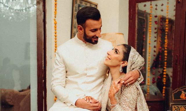 in pictures shan masood nische khan tie the knot