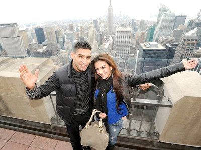 amir khan rings engagement bells