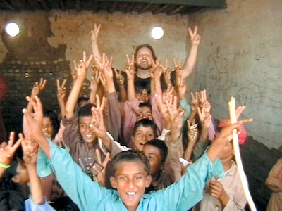 we show up with medicines not guns