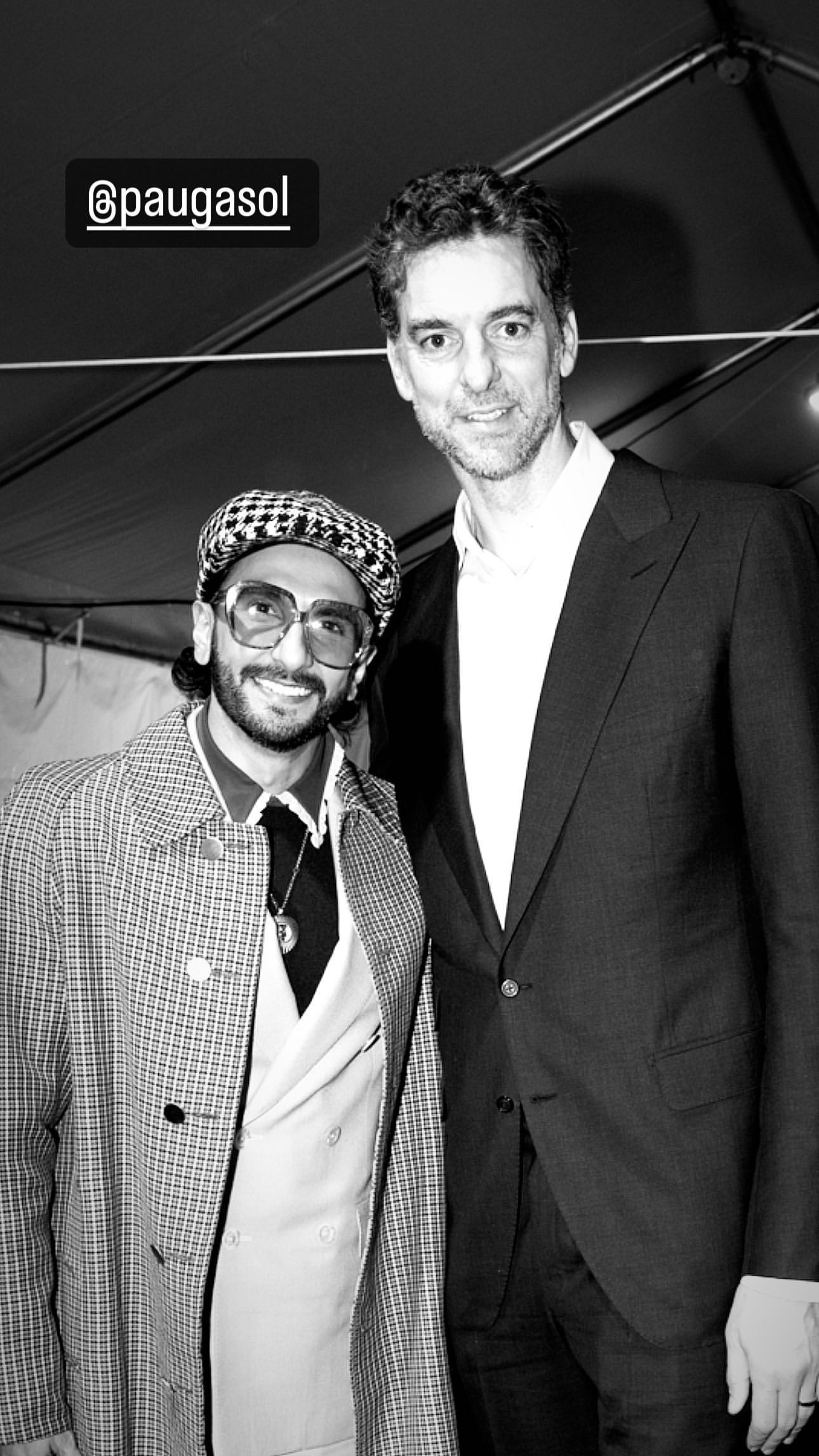 Malala Yousafzai Ranveer Singh At NBA All Stars Weekend