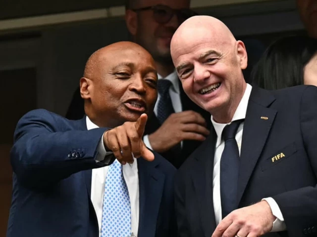 confederation of african football president patrice motsepe and fifa president gianni infantino photo afp confederation of african football president patrice motsepe and fifa president gianni infantino photo afp
