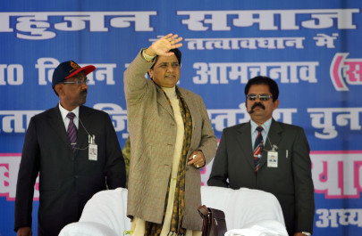 india s low caste queen mayawati launches re election bid