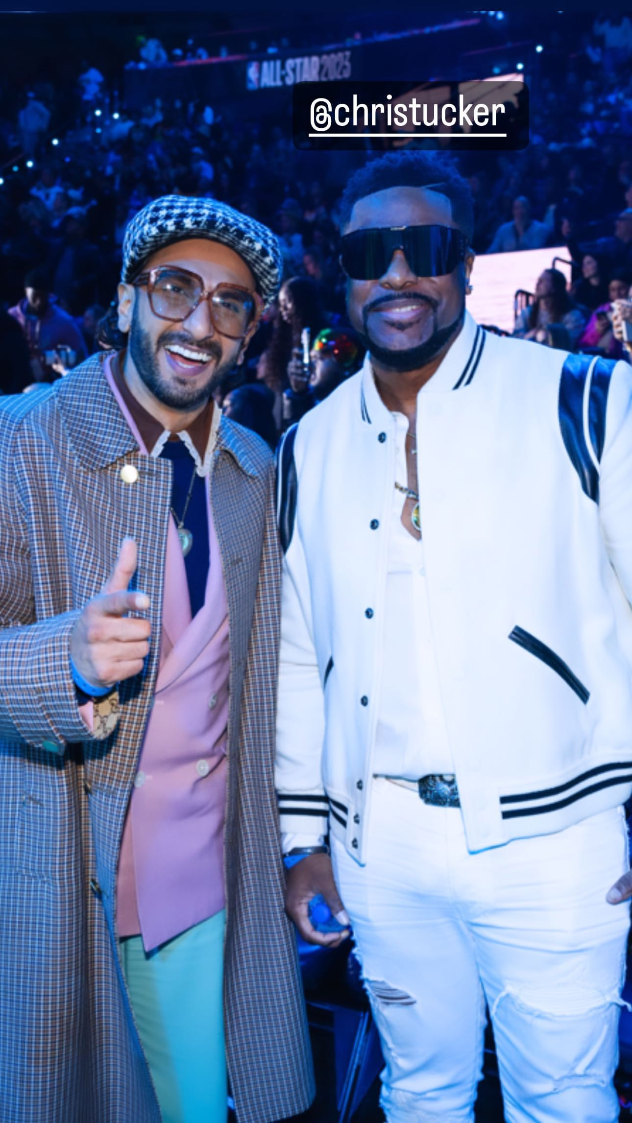 Ranveer Singh, Ben Affleck share a conversation at NBA All-Star