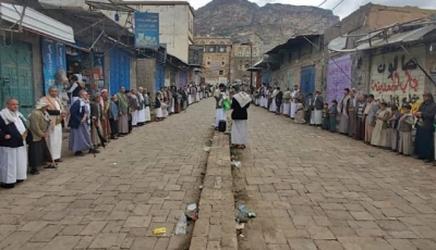yemenis hold a rally after friday prayers in al mahwit in support of national unity photo screengrab saba tv