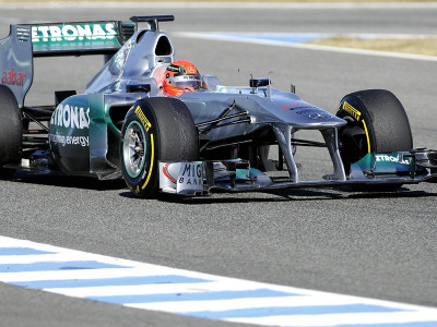 formula one schumacher fastest on day 2 of testing