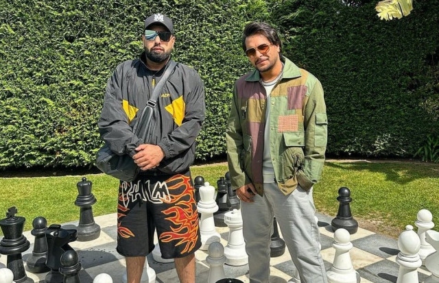 collab on the cards asim azhar rapper badshah meet up in portugal collab on the cards asim azhar rapper badshah meet up in portugal