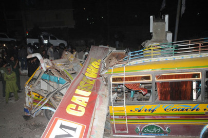 valima bus rams into height barrier 7 killed
