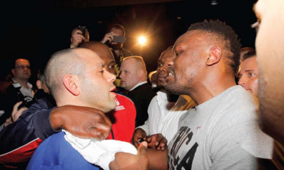 boxing chisora detained after brawl boxing chisora detained after brawl