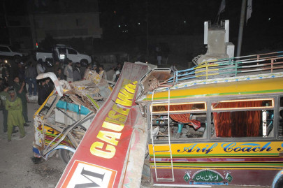 of weddings and funerals the family and bus driver blame each other for korangi accident