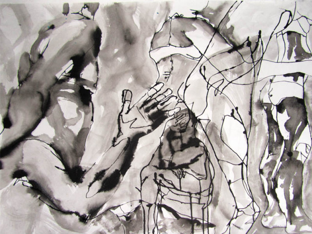 bare necessities drawn to the line salma raza reins in ink for solo show bare necessities drawn to the line salma raza reins in ink for solo show