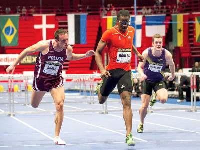 athletics robles wins after liu disqualification