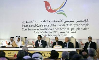 friends of syria call for immediate end to all violence by bashar al assad