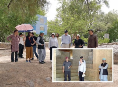 wb delegation tours taxila heritage sites