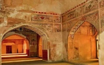conservationists illuminate chambers beneath lahore fort