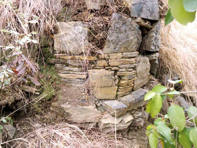 heritage in ruins remains of a buddhist monastery discovered