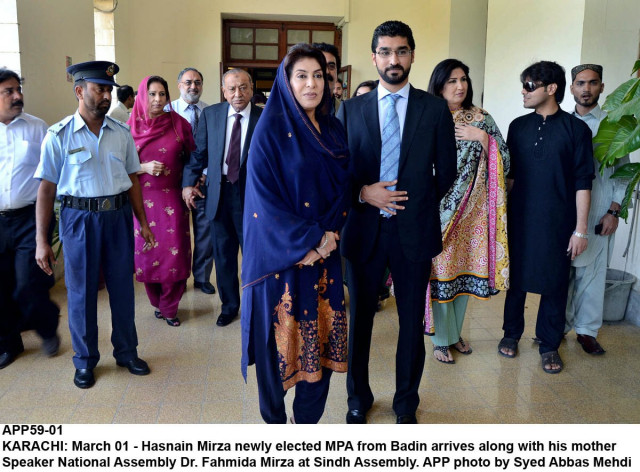 the backbencher newly elected mpa hasnain mirza makes his first appearance the backbencher newly elected mpa hasnain mirza makes his first appearance